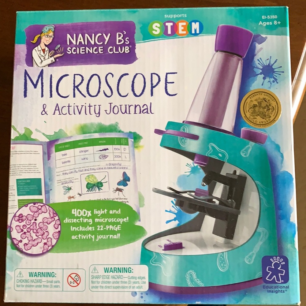 Nancy B’s Science Microscope and Activity journal
